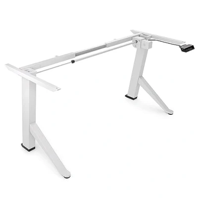 Abbildung von Ultimate Setup Tischgestell höhenverstellbar elektrisch, höhenverstellbarer Schreibtisch Gestell, Gaming Tisch weiß
