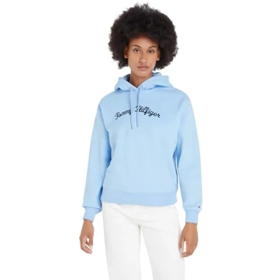 Abbildung von Tommy Hilfiger Kapuzensweatshirt &quot;IM REG Script HOODIE&quot;, mit Logo Schriftzug