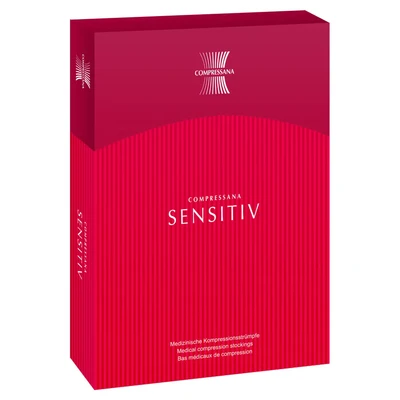 Abbildung von Compressana Sensitiv K2 AD kurz 5 silk o 2 St