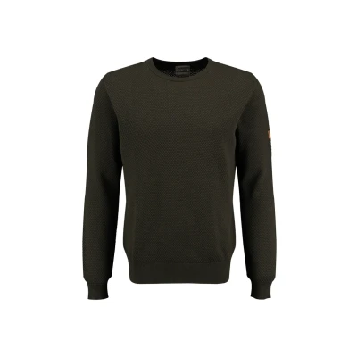Abbildung von Key Largo MST Klepisode Round Strickpullover, Herren, Größe: 3XL, Dark green