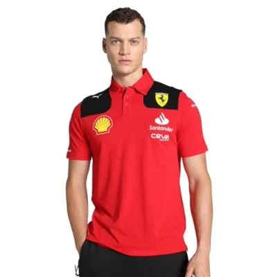 Abbildung von PUMA Scuderia Ferrari Team Polo 2023 Rot Männer Größe: S