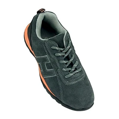 Abbildung von Schutzschuhe Sicherheitsschuhe Arbeitsschuhe Sicherheitsschuh mit Stahlkappe grau/orange Gr. 36 48 (36)