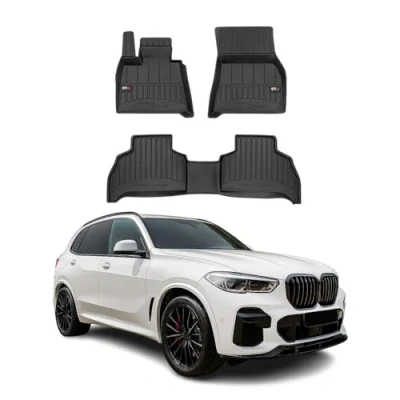 Abbildung von OMAC Gummi Fußmatten kompatibel mit BMW X5 G05 2018 2023 Premium TPE Automatten 3tlg