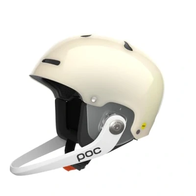 Abbildung von POC Artic SL MIPS Ski und Slalomhelm mit zusätzlichen Schutzbereichen für maximalen Schutz Komfort einem komplett anpassbaren abnehmbaren Kinnbügel