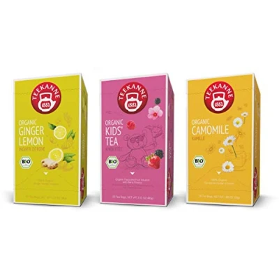 Abbildung von Teekanne Bio 3er Mix Ginger Lemon, Kids&#039; Tea, Kamille (3x 20 Teebeutel)