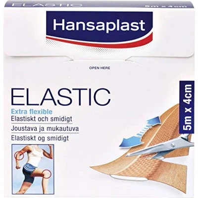 Abbildung von Hansaplast Elastic Pflaster 5mx4cm