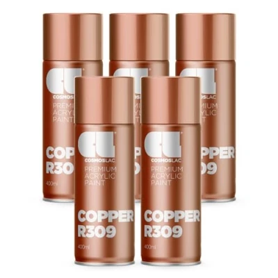 Abbildung von COSMOS LAC Sprühlack Sprühdose 400ml Sprühfarbe für den DIY Bereich, geeignet alle Oberflächen Lackspray 5, Kupfer