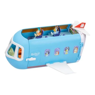 Abbildung von Moose Spielwelt Bluey Flugzeug 3 in 1 Verwandlungsspielset, mit Soundeffekt