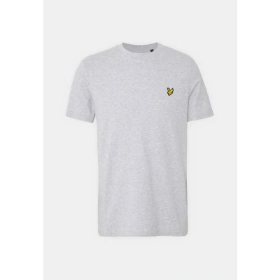 Abbildung von Lyle &amp; Scott Plain Tshirt basic, Herren, Größe: Small, Light grey marl