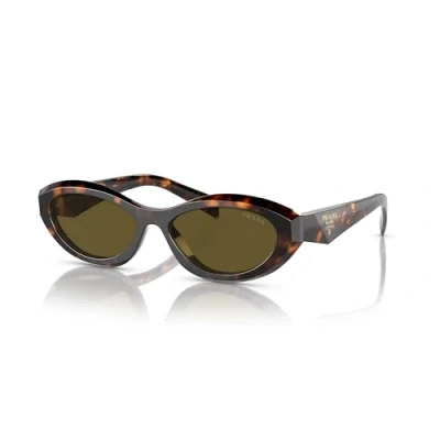 Abbildung von Prada Sonnenbrille, Damen, Größe: 55, Marrone screziato