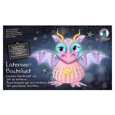 Abbildung von Ursus Ludwig Bähr Papierlaterne Drachenmädchen, 25,5 cm x 22,5