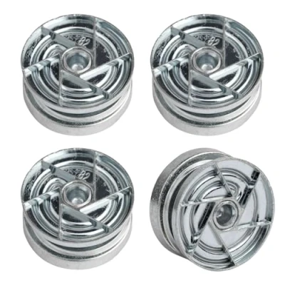 Abbildung von Exzentermutter 114670 Radschloss passend als Ersatzteil für IKEA HEMNES MALM BRIMNES Bett ⌀35 mm (4 Stück)