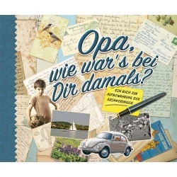 Abbildung von Opa, wie war&#039;s bei Dir damals? Ein buch zur aufbewahrung der erinnerungen