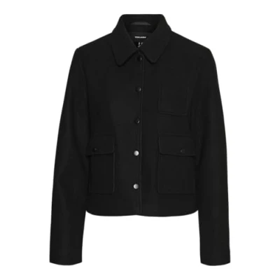 Abbildung von VERO MODA Damen Vmfreya Short Jacket Kurzjacke, Black, S