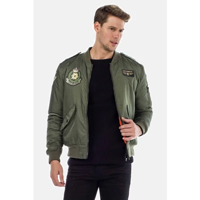 Abbildung von Cipo &amp; Baxx Bomberjacke, mit trendigen Aufnähern