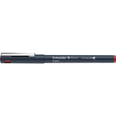 Abbildung von Schneider Pictus Fineliner Stift, 0,7 mm Linienbreite, Rot