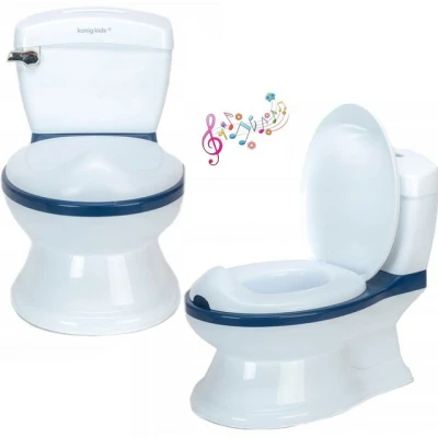 Abbildung von COIL Toilettentrainer Toilettentrainer, Kindertoilette, Lerntöpfchen, Kinderklo, Babytopf, Sound, mit Spülgeräusch, Gewebebehälter, abnehmbare Schüssel