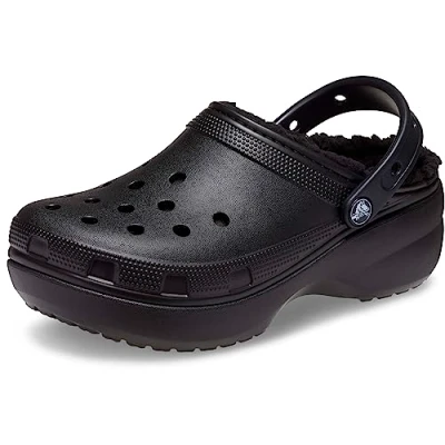 Abbildung von Crocs Classic Platform Lined Hausschuh, Damen, Größe: 38/39, Black Kunststoff