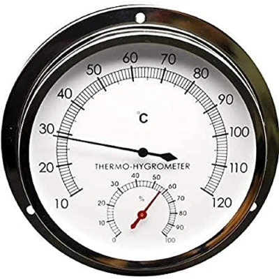 Abbildung von Technoline WA 3060 analoges Sauna Thermometer, Temperaturanzeige und Luftfeuchteanzeige