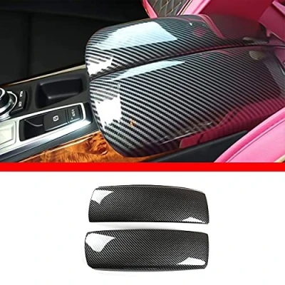 Abbildung von Mittelkonsole Armlehnen Abdeckung aus ABS Kunststoff, für X5 E70 X6 E71 20072013, Auto Innenzubehör