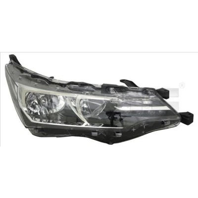 Abbildung von TYC 20 15773 06 2 Scheinwerfer rechts H11/HB3, LED mit Tagfahrlicht für Rechtsverkehr LED, Elektromotor