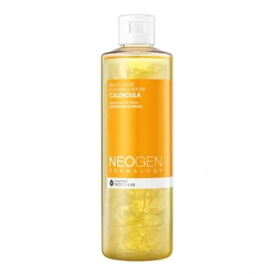 Abbildung von DERMALOGY by NEOGENLAB Echtblüten Reinigungswasser, 9,9 Fl Oz (300 ml) Beruhigender Make up Entferner mit echten Calendula Blütenblättern, Apfelminze und Centella Asiatica für empfindliche Haut