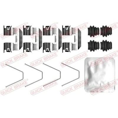 Abbildung von QUICK BRAKE 109 0100 Zubehörsatz, Scheibenbremsbelag KIA: Picanto III