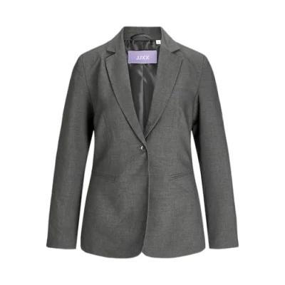 Abbildung von JJXX Klassischer Ellis Blazer, Damen, Größe: XS, Dark grey melange
