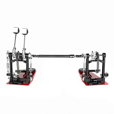 Abbildung von Fame Doppelpedal DFP9001, Double Bass, Kick Pedal, Drum Hardware, Filz Beater, einstellbare Federspannung