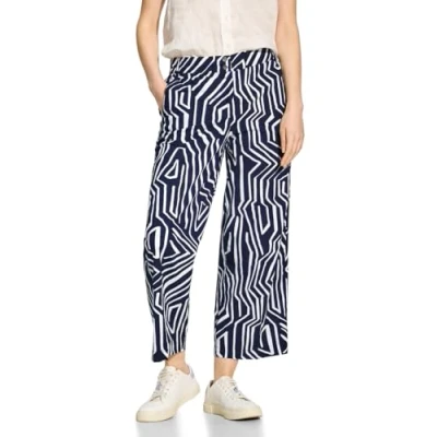Abbildung von Cecil Loose FIT Stoffhose, Damen, Größe: XXLx26, Blau