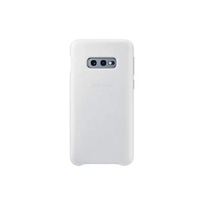Abbildung von Leather Cover für Galaxy S10e Weiß