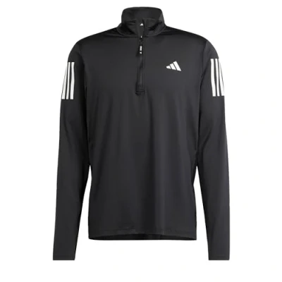 Abbildung von adidas Herren Own The Run Half Zip Jacket Track Top, Black, XS