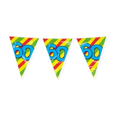 Abbildung von Flag Linie Singer 60 Jahre Party 10 Meter