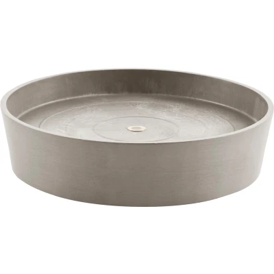 Abbildung von Ecopots Untertasse mit Rädern 41.5 cm taupe