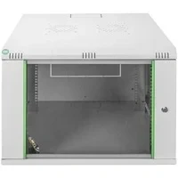 Abbildung von DIGITUS Netzwerkschrank 19 Zoll Rack 7HE Wandmontage 600mm Tiefe Traglast 60kg Dynamic Basic Serie Grau