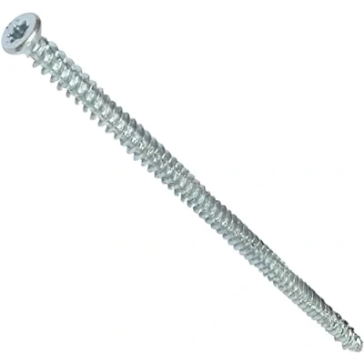 Abbildung von AERZETIX C48389 Satz von 20 Schraubanker betonschrauben ankerschrauben direkt für beton Ø7.5x182mm senkkopf konisch mit abdruck stern T30 direkte befestigung ohne dübel