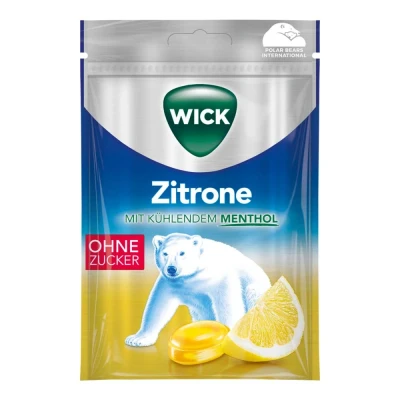 Abbildung von Wick Zitrone &amp; nat.Menthol Bonb.o.Zucker Beutel