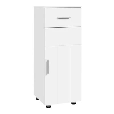 Abbildung von EUGAD Hochschrank (1 St) Badezimmerschrank 1 Schublade, 30x80x30 cm, weiß