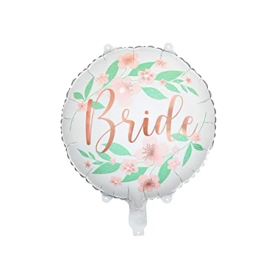 Abbildung von PartyDeco Pink Bride to Be Folienballon Junggesellinnenabschied Dekoration Rosa Zubehör Ballon