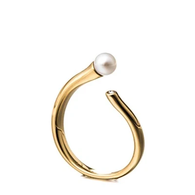 Abbildung von Heideman Fingerring Ring 421 Gold (Ring, 1 tlg., inkl. Geschenkverpackung), Perlenring mit echter Süßwasserperle