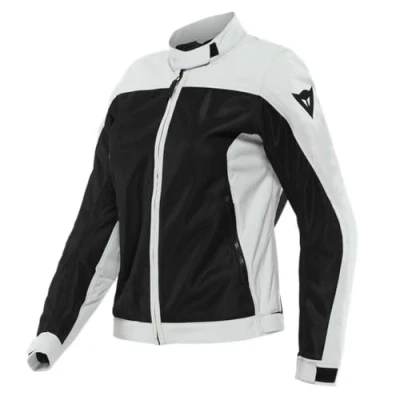 Abbildung von Dainese Sevilla Air Lady Tex Jacket, Motorradjacke Sommer, Damen, Schwarz/Glacier Gray, 40