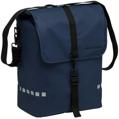 Abbildung von Einzelfahrradtasche New Looxs Odense 17,5 Liter 32 X 16 38 Cm Dunkelblau