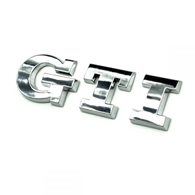 Abbildung von GTI Schriftzug Emblem Logo Polo 6C