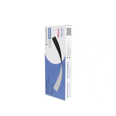 Abbildung von Staleks Doppelseitige Wechselfeilenblätter EXPERT papmAm DFCEMIX 22 100/180, Packung 50 Stück, Körnung 100/180 gr