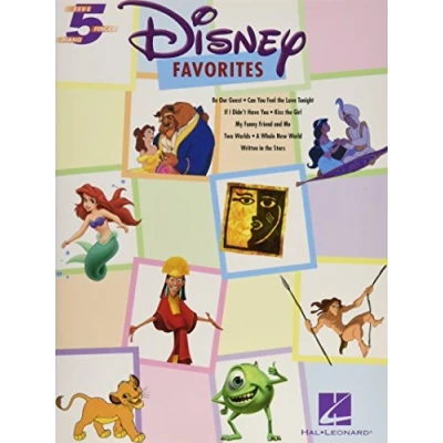Abbildung von Disney Favorites Five Finger Piano: Songbook für Klavier: Piano 8 Songs for Beginners