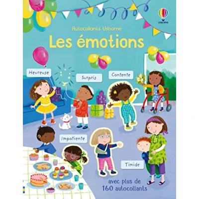 Abbildung von Les émotions autocollants Usborne: Avec plus de 160