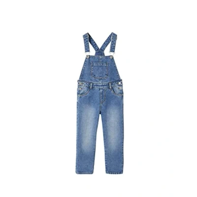 Abbildung von Vertbaudet Mädchen Latzjeans Blue Stone 122