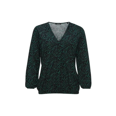 Abbildung von Opus Langarmshirt Sannah Splendid Bluse, Damen, Größe: 36, Black