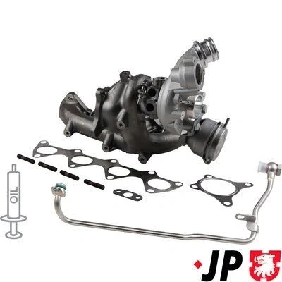 Abbildung von JP GROUP 1117800110 Turbolader Abgasturbolader inkl. Dichtungssatz, mit Ölzulaufleitung VOLKSWAGEN: GOLF 5 Variant, 6, Passat B6 Variant