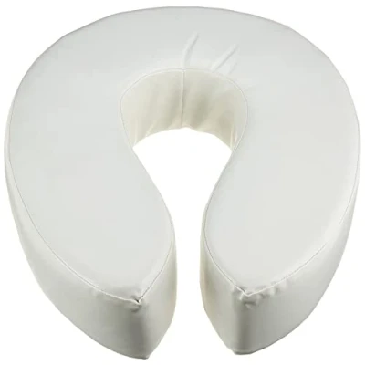 Abbildung von Homecraft Padded Raised Toilet Seat 5 cm (2&quot;) (Eligible for VAT relief in the UK) Soft Comfortable Cushioned Elderly, Disabled, Bathroom Aid Increases Height, Less Bending, Sit Easier